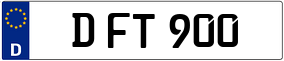 Truck License Plate